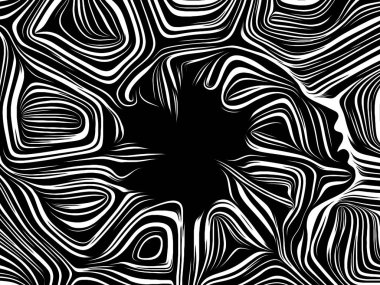 İç geometri serisi. İnsan yüzü geleneksel gravür tarzında işlenmiş ve insan ruhunun, iç tiyatro, sanat, şiir ve Maneviyat projelerde kullanım için uygun zemin oluşur