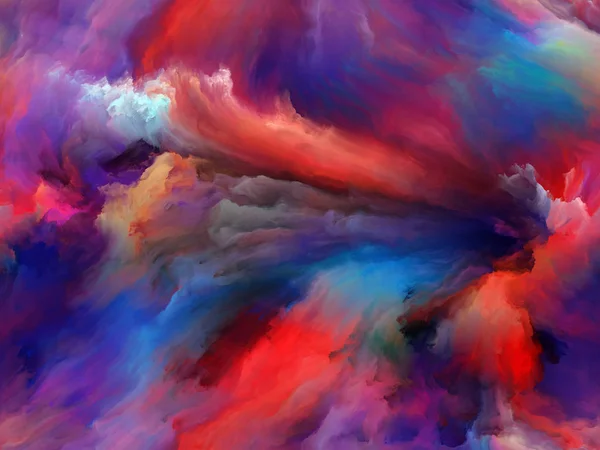 Serie Color Flow Interplay Flussi Vernice Digitale Sul Tema Della — Foto Stock