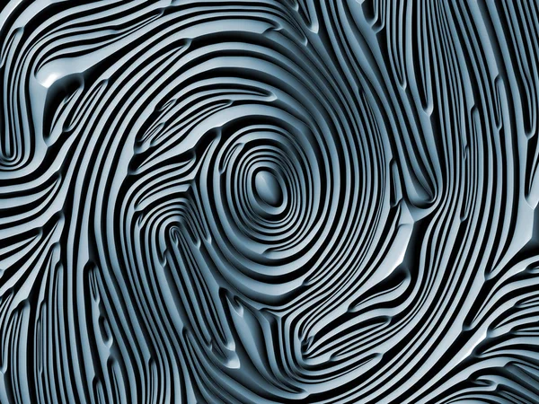 Криві Серії Природи Дизайн Складається Візуалізації Синього Рельєфного Візерунка Метафори — стокове фото