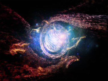 Cosmos dizi elemanları. Uzay ve yıldız matematik, bilim, eğitim ve modern teknoloji konuyla ilgili kompozisyon