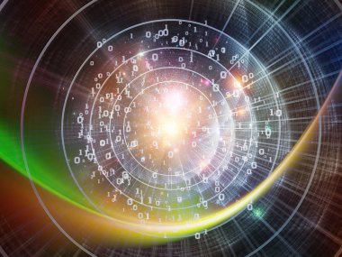 Numara serileri teknoloji. Basamak, Izgaralar ve teknoloji, bilim ve bilgisayar bilgi dünyasına konusu ışıkları arka plan kompozisyonu