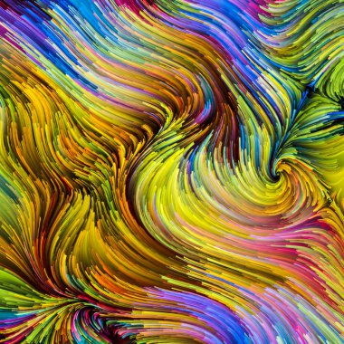 Hareket içinde renk serisi. Tasarım, yaratıcılık ve hayal gücü ekranlar ve mobil cihazlar için duvar kağıdı olarak kullanmak için projeler için akan boya desen aranjman