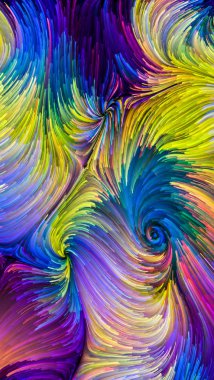 Hareket içinde renk serisi. Sıvı boya desen tasarım, yaratıcılık ve hayal gücü ekranlar ve mobil cihazlar için duvar kağıdı olarak kullanmak için konu için yaratıcı düzenleme