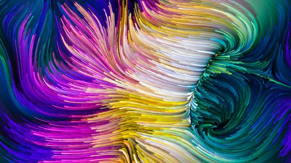 Серия Color Motion Устройство Плавного Рисунка Краски Тему Дизайна Творчества — стоковое фото
