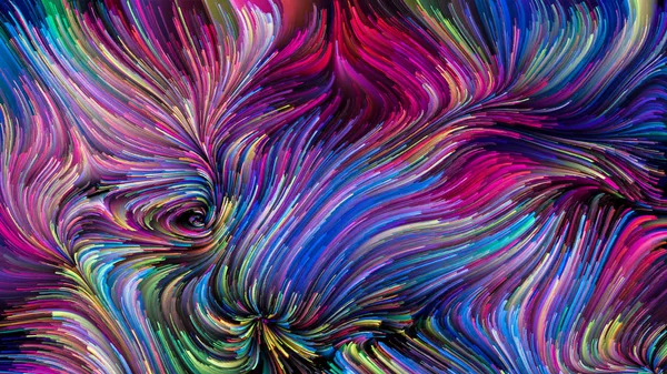 Série Color Motion Conception Fond Modèle Peinture Fluide Sur Sujet — Photo