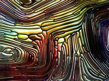 Desen serisi renk. Leaded cam tasarımı Art Nouveau tarzı anımsatan yaratıcı düzenleme güzellik ve Maneviyat, doğanın bu konu üzerine bir kavramı mecaz olarak