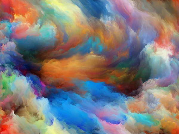Serie Color Flow Interplay Flussi Vernice Digitale Sul Tema Della — Foto Stock