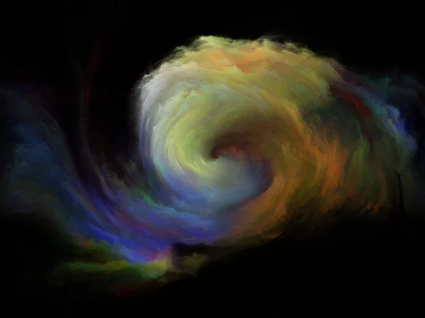 Color Flow Series Design Made Streams Digital Paint Serve Backdrop — Stock Photo, Image