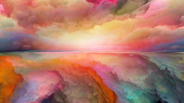 Dream Land Series Design Composed Digital Colors Metaphor Subject Universe — Stock Photo, Image