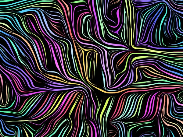 Woodcut Series Abstract Pattern Subject Creativity Art Design — Stock Photo, Image