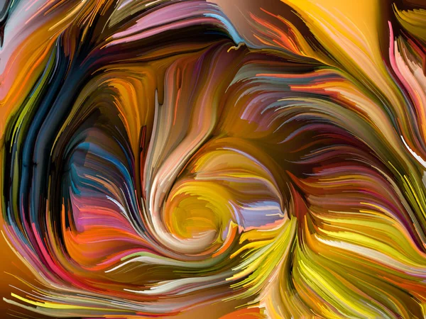 Liquid Color Series Arrangement Multi Color Paint Streaks Subject Creativity — Stock Photo, Image