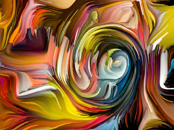 Série Liquid Color Interaction Séries Peintures Multicolores Sur Thème Créativité — Photo