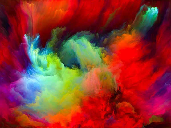 Serie Color Flow Arreglo Creativo Corrientes Pintura Digital Para Temas — Foto de Stock