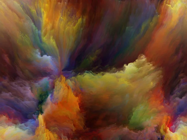 Color Flow Series Abstract Arrangement Streams Digital Paint Suitable Projects — Stock Photo, Image