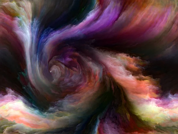 Serie Color Flow Fondo Flujos Pintura Digital Para Complementar Diseño — Foto de Stock
