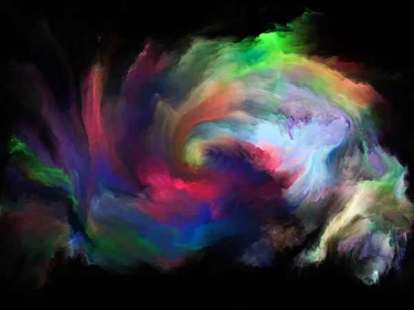 Série Color Flow Composition Flux Peinture Numérique Adaptés Aux Projets — Photo