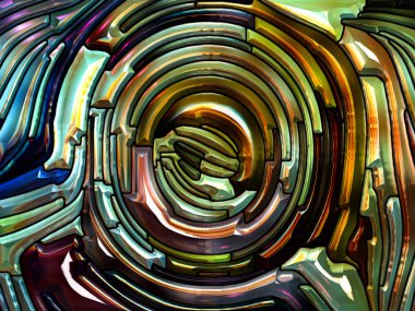 Sıvı desen serisi. Sanatsal arka plan vitray tasarımını anımsatan Art Nouveau doğa, güzellik ve Maneviyat projelerde kullanılmak üzere yaptı