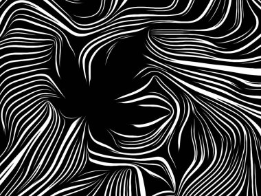 İç geometri serisi. Geleneksel gravür tarzı projeler üzerinde insan ruhunun, iç tiyatro, sanat, şiir ve maneviyat için uygun hale akçaağaç yaprağı