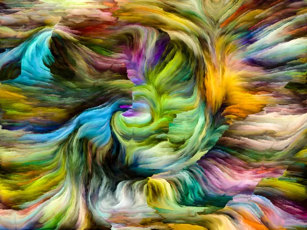Serie Color Líquido Fondo Abstracto Hecho Rayas Pintura Multicolor Para — Foto de Stock