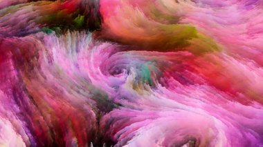 Hareket içinde renk serisi. Akan boya desen tasarım, yaratıcılık ve hayal gücü ekranlar ve mobil cihazlar için duvar kağıdı olarak kullanmak için bu konuda zemin