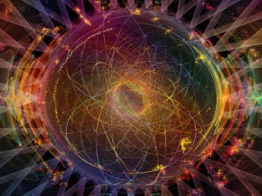 Dalga fonksiyonu serisi. Soyut renkli sinüs titreşimler, ışık ve fraktal öğeleri uygun projeler üzerinde ses ekolayzer, müzik için oluşan spektrum ve kuantum olasılık