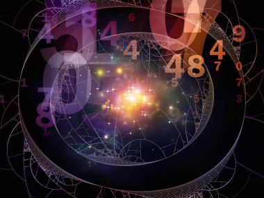 Matematik gerçeklik serisi. Sayılar, ışıklar ve Fraktal desenleri konu, matematik, eğitim ve bilim