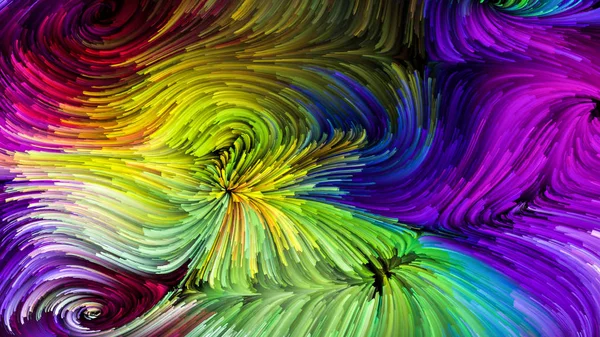 Color Motion Serie Design Bestehend Aus Flüssigem Farbmuster Als Metapher — Stockfoto