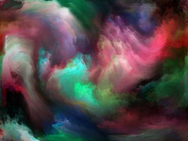 Soyut renk serisi. Arka plan projeleri sanat, yaratıcılık ve hayal gücü ile kullanım için tuval üzerine hareket renkli boya yaptı