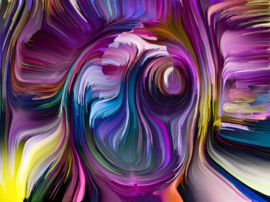 Sıvı renkli serisi. Çok renkli tasarlamak zemin boya inşaat üstünde yaratıcılık, sanat ve tasarım çizgileri