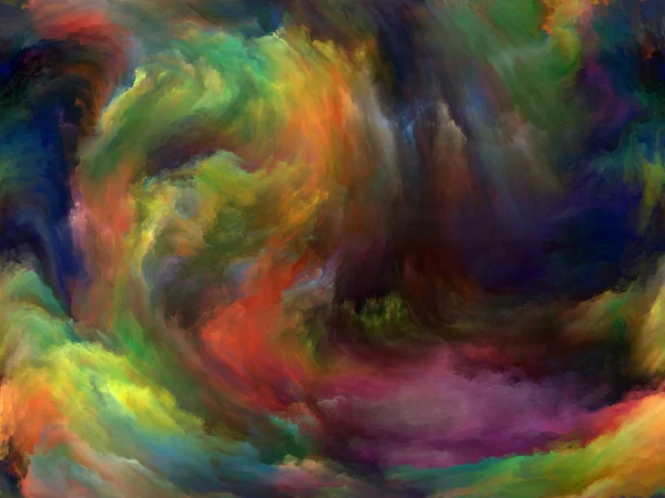 Абстрактная Серия Цветов Фон Красочной Краски Движении Холсте Дополнить Ваш — стоковое фото