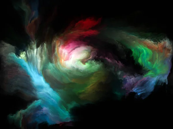Série Color Flow Composition Flux Peinture Numérique Adaptés Aux Projets — Photo