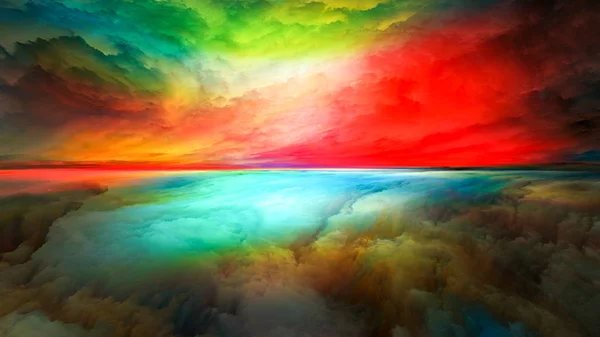 Σειρά Της Γης Όνειρο Φόντο Αποτελείται Από Χρώματα Ψηφιακή Και — Φωτογραφία Αρχείου