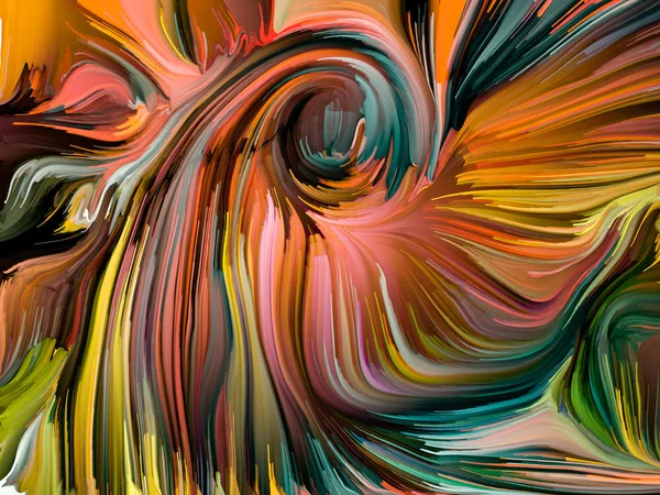 Sıvı Renk Serisi Yaratıcılık Sanat Tasarım Konularında Çok Renkli Boyanın — Stok fotoğraf