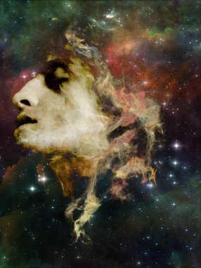 Benim şeytan melek kadın serisi. Kadın doğası, iç dünya ve insanlık dramı konu gerçeküstü elemanları ile genç bir kadın portresi.