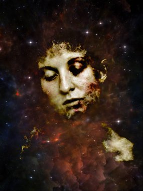 Ne No More serisi zarar. Grunge dokulu portre genç bir kadının fiziksel ve duygusal taciz sanatsal ifade.