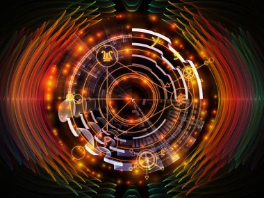 Astral kızdırma serisi. Kutsal Geometri çizgiler, Astroloji sembolleri ve ışıklar, maneviyat, büyü ve Tasavvuf konuda kompozisyon