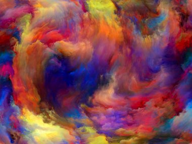 Soyut renk serisi. Arka plan projeleri sanat, yaratıcılık ve hayal gücü ile kullanım için tuval üzerine hareket renkli boya yaptı