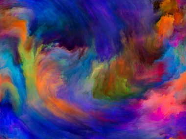 Soyut Arkaplan serisi. Renk ve tuval üzerinde hareketten oluşan arkaplan, sanat, yaratıcılık ve hayal gücü projelerinde kullanılmaya uygundur.