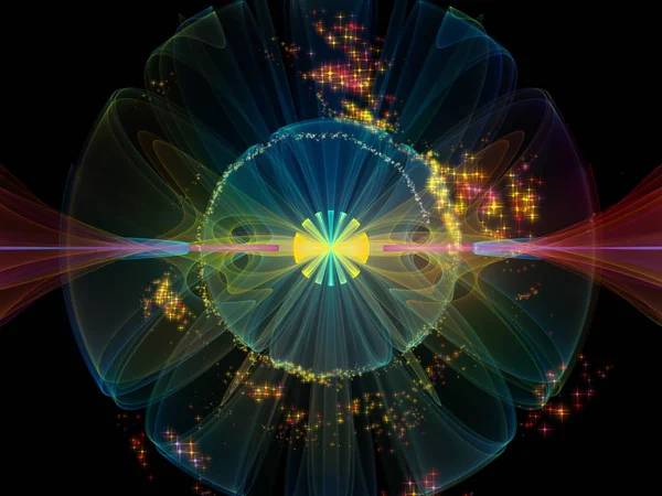 Dalga Fonksiyonu Serisi Ses Eşitleyici Müzik Spektrumu Kuantum Olasılığı Konularında — Stok fotoğraf