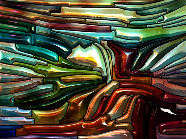 Serie Patrón Color Antecedentes Artísticos Diseño Vidrio Con Plomo Que —  Fotos de Stock