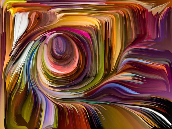 Serie Color Líquido Composición Rayas Pintura Multicolor Adecuadas Como Telón — Foto de Stock