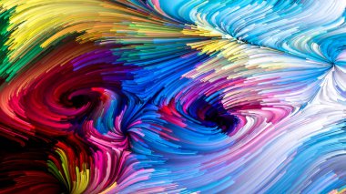 Hareket içinde renk serisi. Arka plan tasarım akan boya desen tasarım, yaratıcılık ve hayal gücü ekranlar ve mobil cihazlar için duvar kağıdı olarak kullanmak için bu konuda