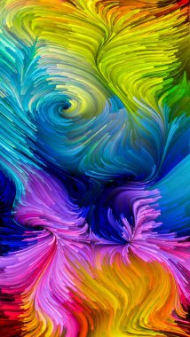 Hareket içinde renk serisi. Sıvı boya desen tasarım, yaratıcılık ve hayal gücü ekranlar ve mobil cihazlar için duvar kağıdı olarak kullanmak için projelerde kullanılmak üzere sanatsal arka plan yaptı