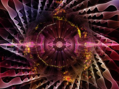 Dalga fonksiyonu serisi. Soyut kompozisyon renkli sinüs titreşimlerin, ışık ve fraktal öğeleri projelerinde uygun ses ekolayzer için ilgili müzik spektrum ve kuantum olasılık