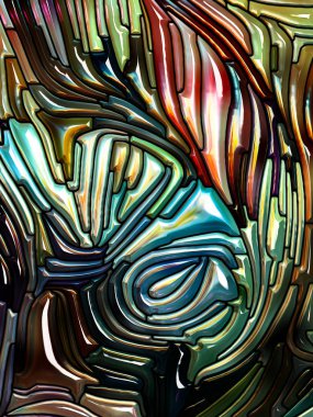 Desen serisi renk. Leaded cam Art Nouveau anımsatan resimler doğası, güzellik ve maneviyat için tasarlamak zemin