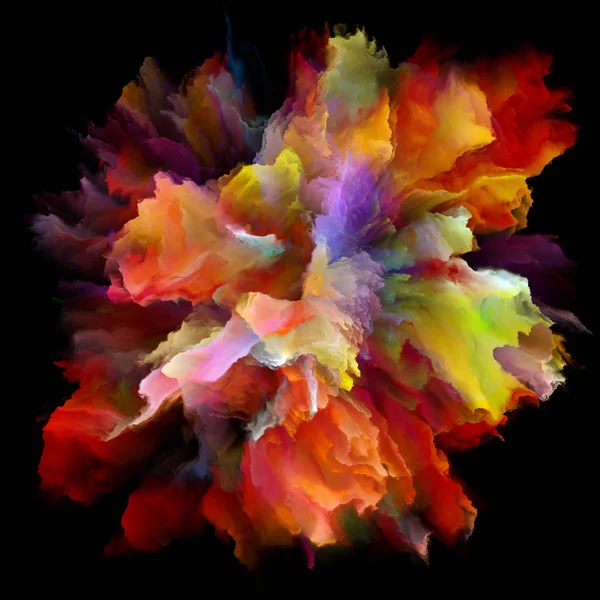 Kolor Serii Emocji Projekt Kolor Burst Splash Wybuchu Ilustracje Wyobraźnię — Zdjęcie stockowe