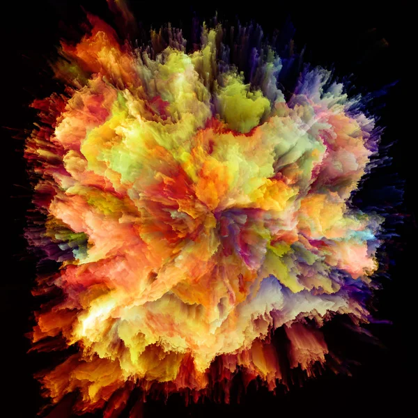 Kolor Serii Emocji Creative Układ Kolorów Burst Splash Wybuch Temat — Zdjęcie stockowe