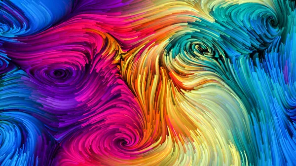 Серия Color Motion Состав Жидкой Краски Узор Тему Дизайна Творчества — стоковое фото