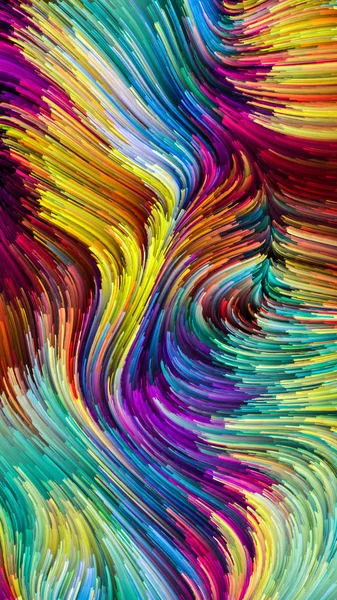 Serie Color Movimiento Diseño Abstracto Hecho Patrón Pintura Líquida Sobre — Foto de Stock