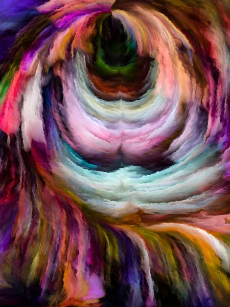 Serie Liquid Color Sfondo Astratto Fatto Strisce Vernice Multicolore Uso — Foto Stock